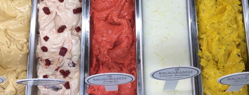 Gelato artesanal da Bacio di Latte é ótima pedida para dias de calor em Goiânia