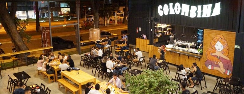 Cerveja, pizza e açaí é a combinação deliciosa de produtos goianos da Vila Container