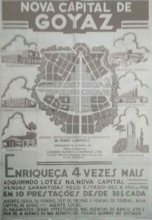 Desenho do Centro de Goiânia não representa a figura de uma santa