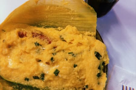 Uma pamonha em Goiânia cuja descrição dá água na boca