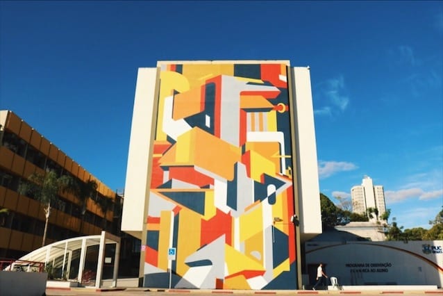 Mural do artista Santhiago Selon no Setor Leste Universitário