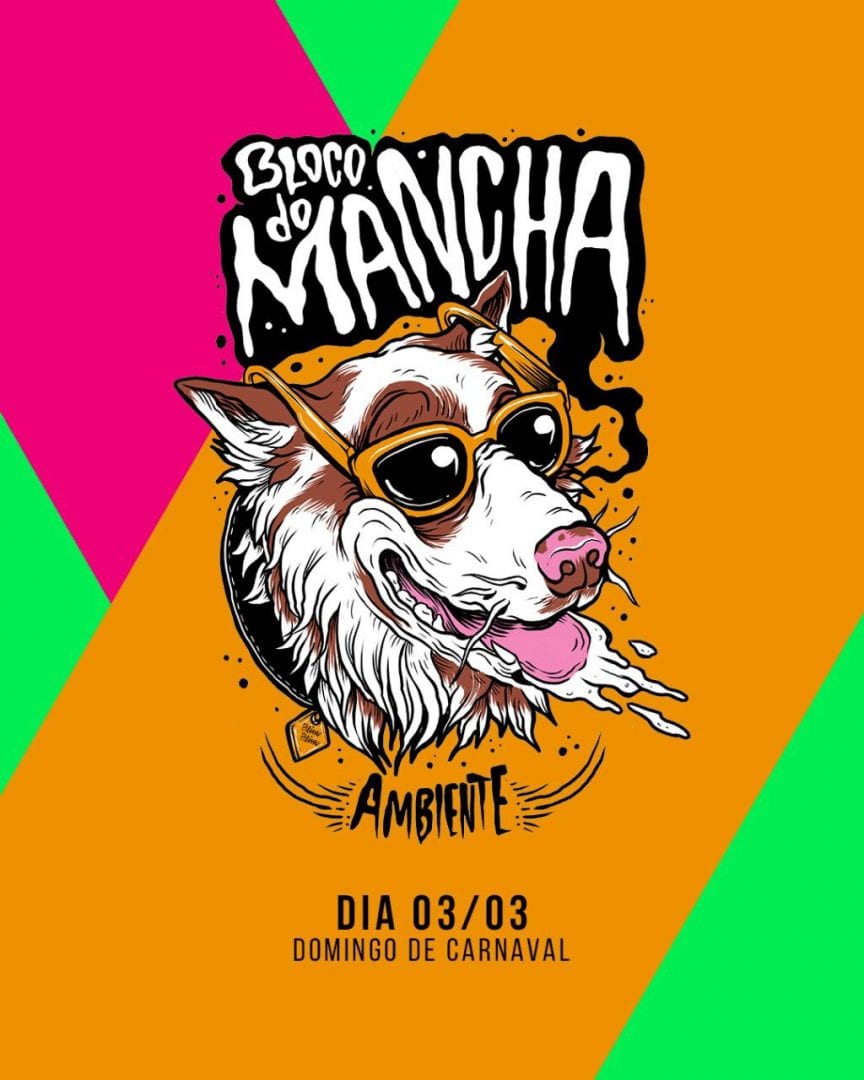 Arte evento Bloco do Mancha 1