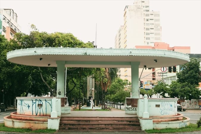 Coreto da Praça Cívica passará por restauração. Obras serão realizadas por IPHAN, em parceria com a prefeitura de Goiânia | Foto: Carla Falcão