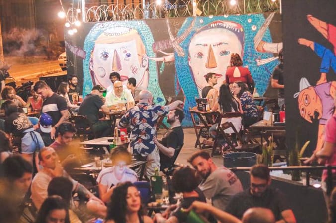 Shiva Alt Bar, no Setor Oeste, recebe aniversário da E com Amor | Foto:  Carla Falcão
