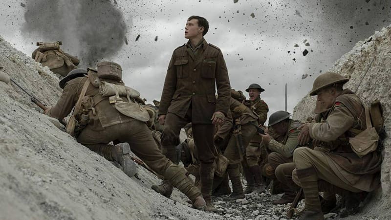 1917, um dos filmes indicados ao Oscar 2020 que fazem parte da mostra O Amor, a Morte e as Paixões | Foto: Divulgação