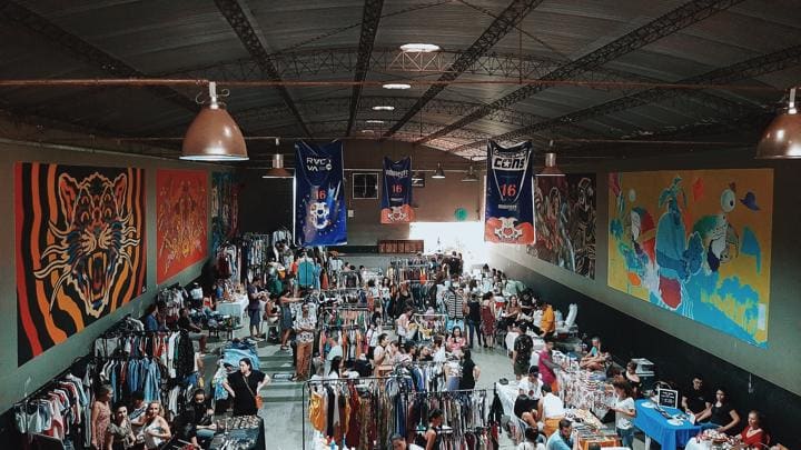Feira Misturô reúne empreendedores goianos na Base Ambiente, no Centro, neste domingo | Foto:  Carla Falcão