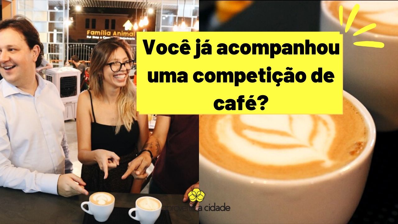 Como é uma competição de latte art?