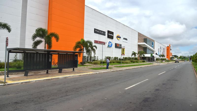 Shoppings poderão abrir a partir desta quinta-feira (4/6) em Aparecida de Goiânia. Centros comerciais devem seguir diversas regras para contenção do coronavírus | Foto: Claudivino Antunes