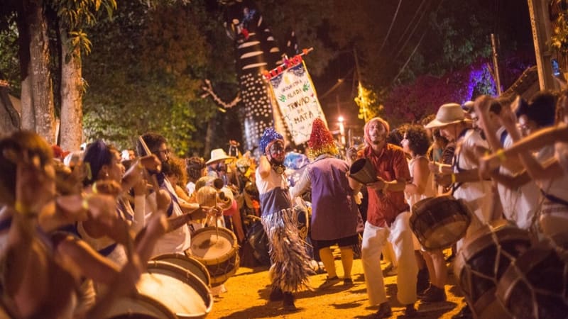Foto do Encontro de Culturas Tradicionais, na Vila de São Jorge, em 2019. Neste ano, evento será on-line | Foto: Julio Cesar Abreu