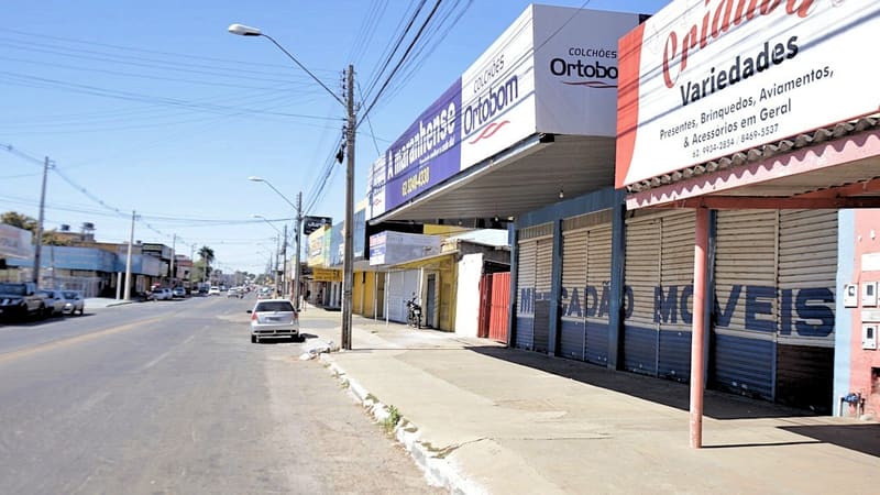 Aparecida de Goiânia durante o escalonamento regional. Decisão de suspensão foi tomada por unanimidade pelo Comitê de Prevenção e Enfrentamento a Covid-19 da cidade | Foto: Wigor Vieira