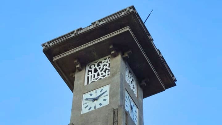 Torre do Relógio, um dos mais antigos pontos de referência na Goiânia, passará por restauração, que deve ser entregue em 2021 | Foto: Carlos Freitas