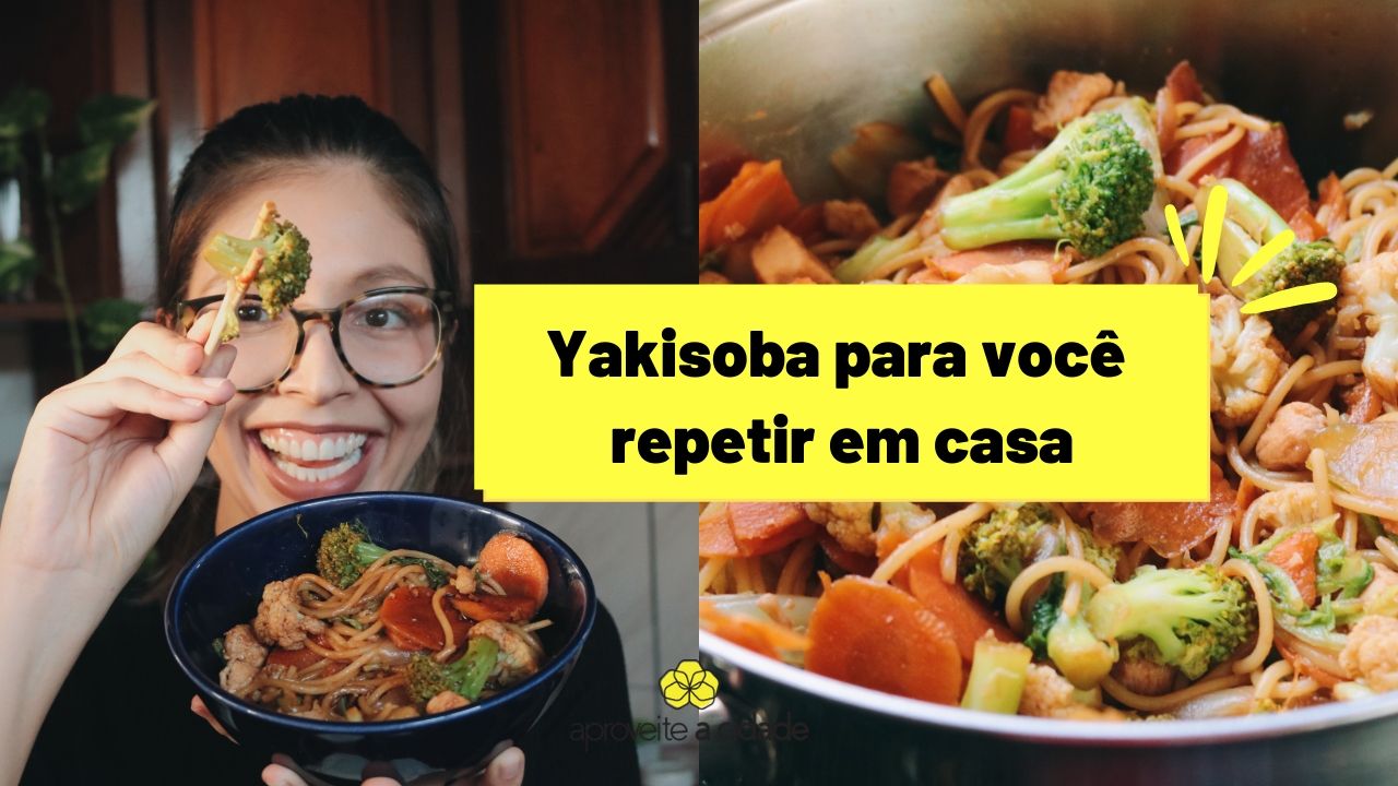 YAKISOBA RÁPIDO, FÁCIL E MUITO GOSTOSO para você fazer em casa | APROVEITE A CIDADE