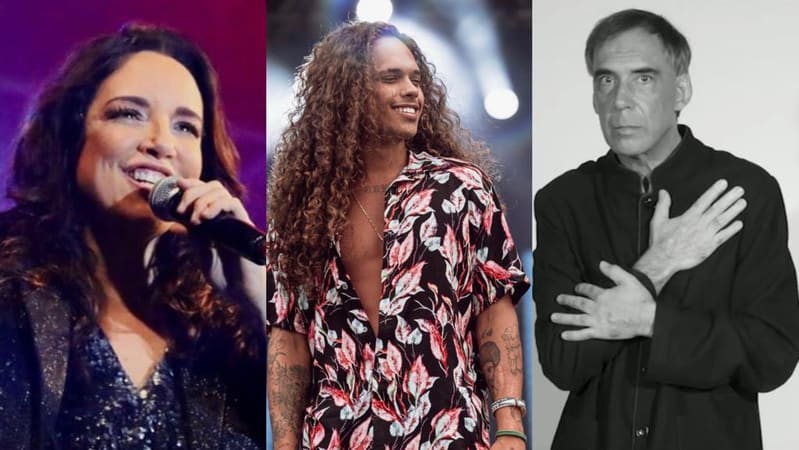 Ana Carolina faz live nesta terça-feira, Vitão é uma das atrações do Festival Teen, e Arnaldo Antunes  reabre o palco do Sesc Pompeia, em São Paulo | Montagem Aproveite a cidade