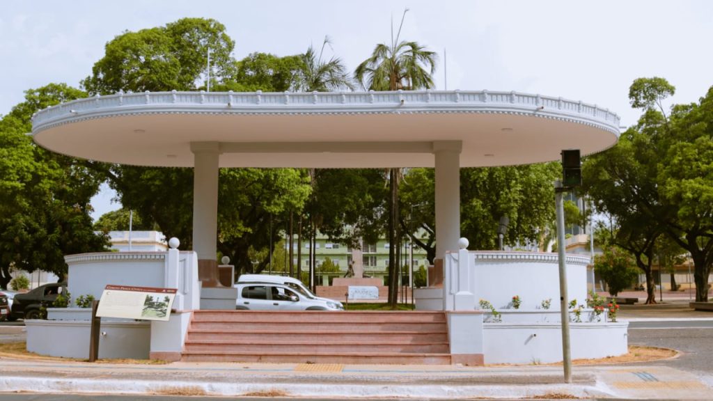 Coreto da Praça Cívica foi demolido e refeito em 1978