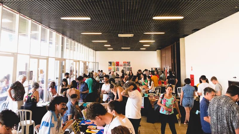Feira de livros, na Vila Cultural Cora coralina, antes da pandemia. Segmento pede retomada | Foto:  Paula Falcão