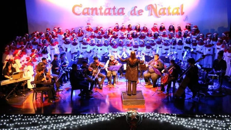 Coral Vozes em Canto em apresentação no ano de 2019. Em 2020, apresentações serão apenas on-line | Foto: Prefeitura de Goiânia