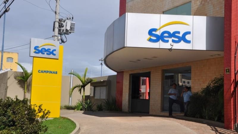 Unidade do Sesc no bairro de Campinas. As inscrições para os cursos devem ser realizadas presencialmente nas Centrais de Atendimento do Sesc em Goiás | Foto: Site Sesc Goiás
