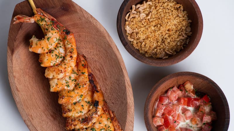 Um dos pratos do cardápio do Salve!, comandado pelo chef Júnior Marinho | Foto: Pedro Saêta