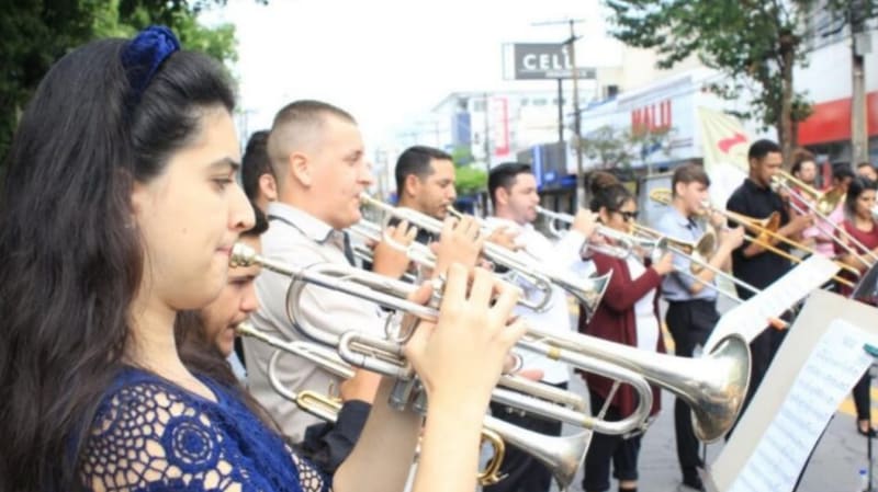 Apresentação da Orquestra Sinfônica Jovem de Goiânia. Inscrições para os cursos do Núcleo de Formação Musical on-line seguem até o dia 28 de março | Foto: Prefeitura de Goiânia