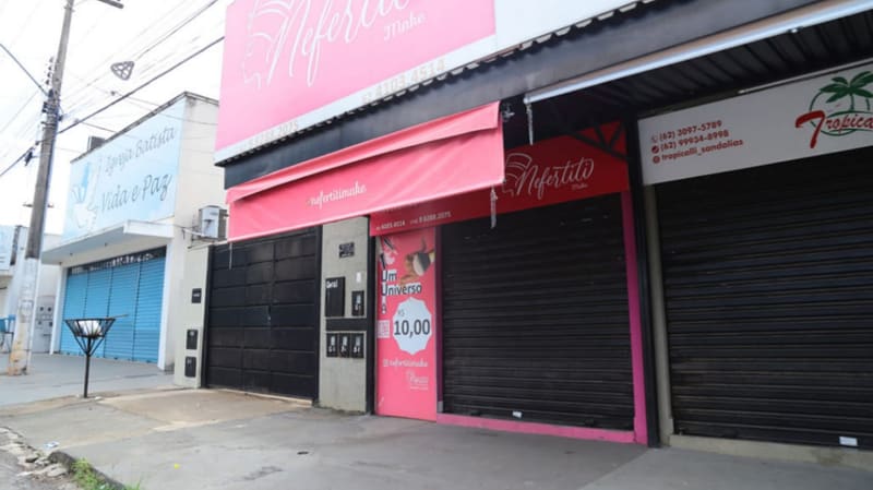 Comércio fechado em Aparecida de Goiânia. Cidade passa para o cenário amarelo de escalonamento regional na próxima segunda-feira | Foto: Enio Medeiros