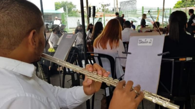 Participantes da Orquestra Sinfônica de Goiânia. Projeto Academia OSGO está com inscrições abertas até 16 de abril | Foto: Prefeitura de Goiânia
