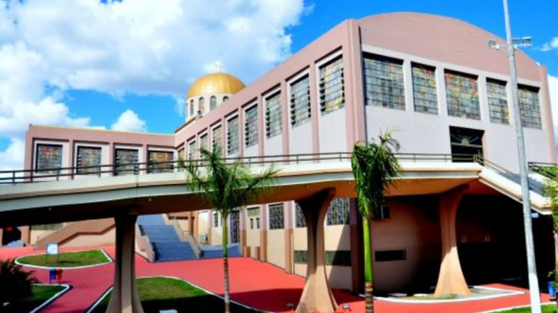 Basílica do Divino Pai Eterno, em Trindade. Festa será virtual pelo segundo ano consecutivo, devido a pandemia do coronavírus | Foto: Prefeitura de Trindade