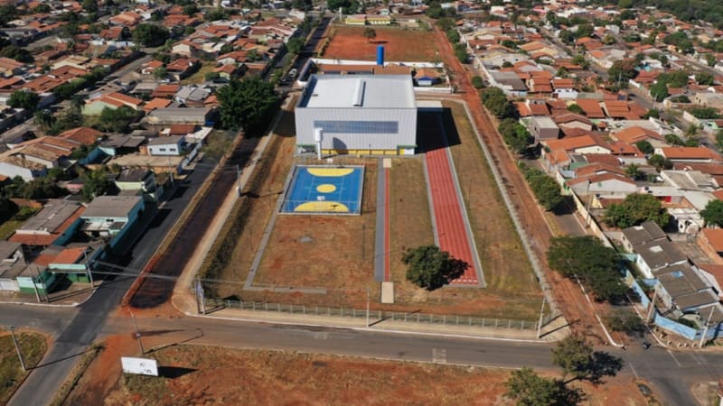 Estação Cidadania-Esporte, em Aparecida de Goiânia. Local irá abrir vagas para 300 alunos em quatro modalidades esportivas | Foto: Secom Aparecida de Goiânia