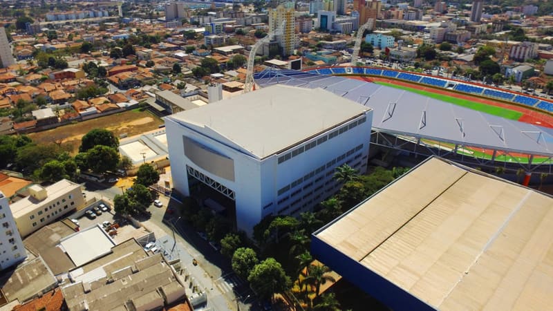 Centro de Excelência do Esporte, em Goiânia. Local voltou a oferecer aulas de yoga e pilates | Foto: Secom Goiás