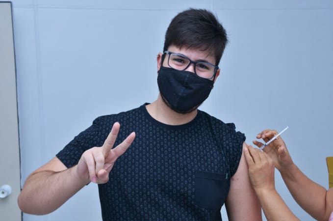Aparecida inicia vacinação de adolescentes com 17 anos nesta quarta (15/9)