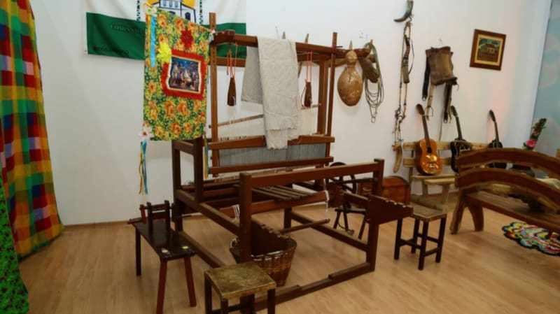 Algumas das réplicas da Exposição Culturas de Aparecida, que acontece até o dia 30 de setembro | Foto: Enio Medeiros