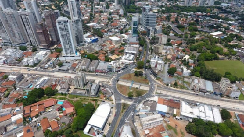Foto aérea de Goiânia. Prefeitura da capital e Governo de Goiás decretaram ponto facultativo na segunda-feira (11/10) | Foto: Secom Goiânia