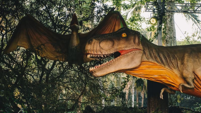 Dinossauros do Jurassic Safari Experience. Espetáculo retorna a Goiânia para quatro dias de apresentações | Foto: Divulgação