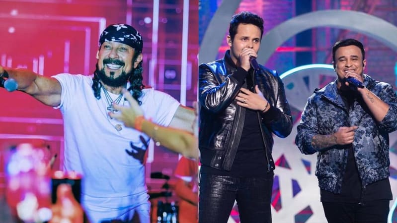 Bell Marques e a dupla Matheus e Kauan são atrações desta sábado (27/11) do evento Puxadinho, em Goiânia | Fotos:  Reprodução/ Instagram dos artistas