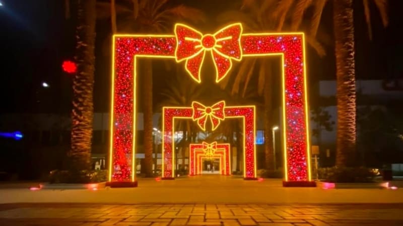 Decoração de Natal do centro de compras será inaugurada no mesmo dia da chegada do Papai Noel de helicóptero | Foto: Reprodução Instagram