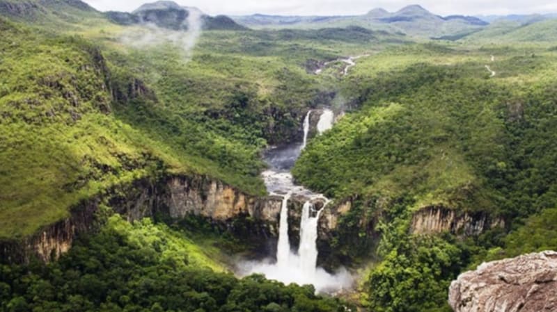 Parque Nacional da Chapada dos Veadeiros, no Nordeste do Estado. Local foi escolhido o 23º melhor destino para "quem ama o ar livre", por prêmio do site TripAdvisor | Foto: Governo de Goiás