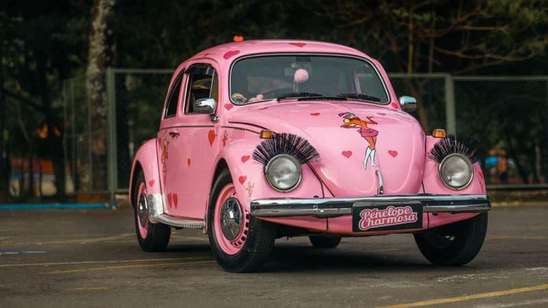 O famoso Fusca Penélope Charmosa, fabricado em 1978. Evento reunirá 70 modelos do automóvel icônico | Foto: Divulgação