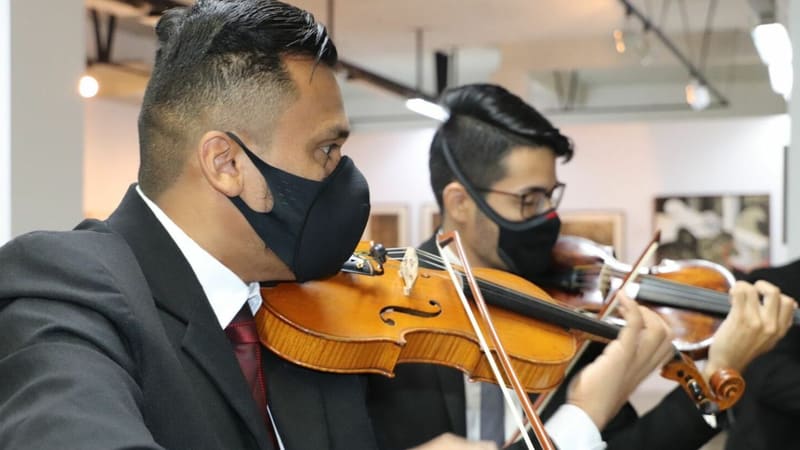 Músicos da Orquestra Sinfônica de Goiânia. Abertura da temporada de 2022 acontece nesta quarta-feira (16/2), no Centro Cultural Oscar Niemeyer | Foto: Secult Goiânia