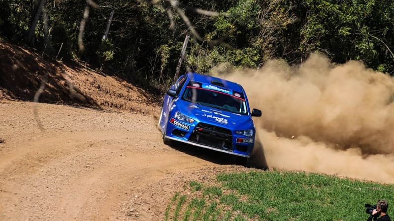 Carro do Campeonato Brasileiro de Rally de Velocidade 2022, chamado de Rally do Centenário, realizado em Aparecida de Goiânia entre 31 de março e 3 de abril | Foto: Divulgação