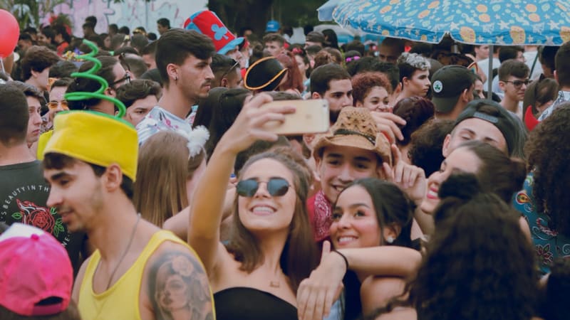 Carnaval de rua em Goiânia, em 2020. Retomada cultural libera festa em abril, além de de diversos outros eventos durante o ano. Investimento será de R$ 8 milhões | Foto: Carla Falcão