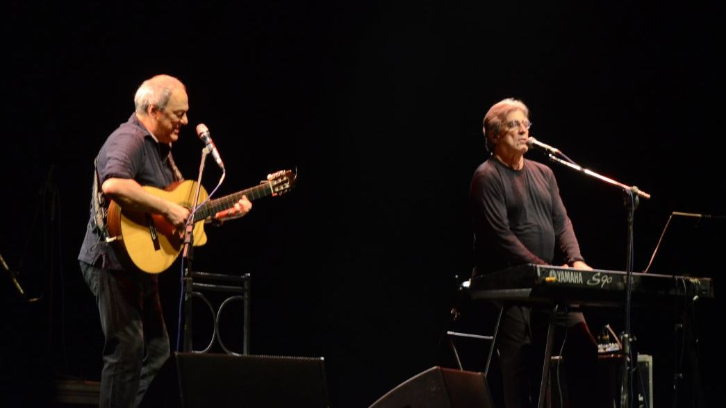 Toquinho e Ivan Lins se apresentam juntos em Goiânia