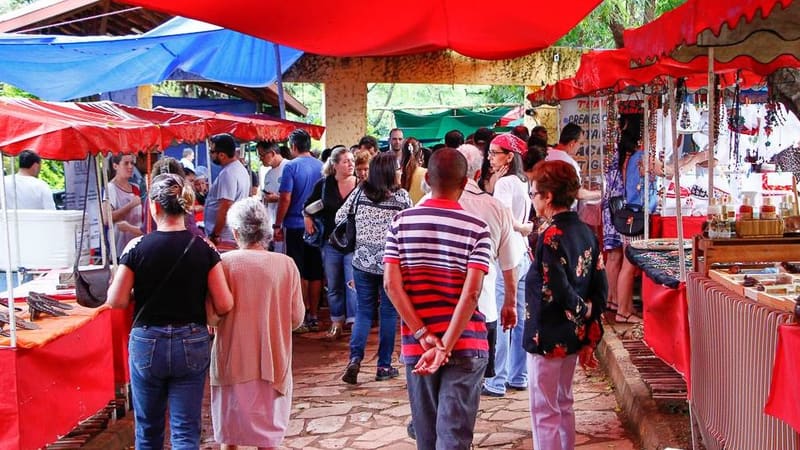 Feira do Cerrado, em Goiânia, que acontece todos os domingos pela manhã | Foto: Facebook Feira do Cerrado