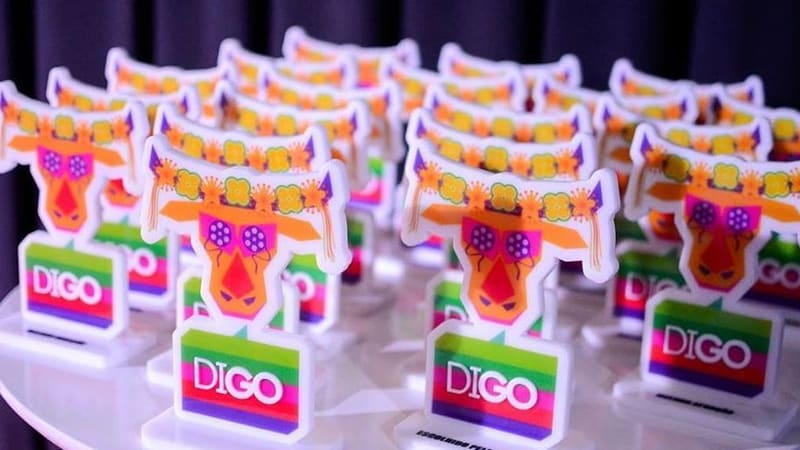 Troféus do DIGO, que acontece on-line entre os dias 15 e 30 de junho | Foto: Mariana Cartaxo