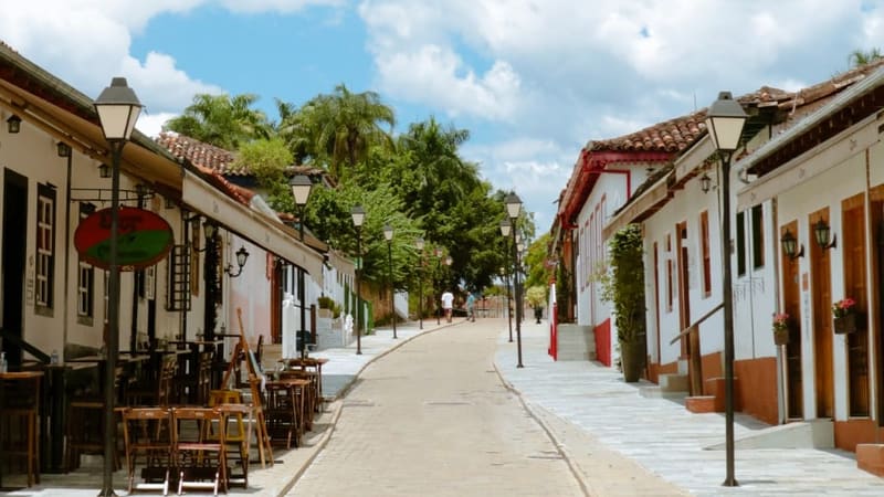 Rua do Lazer, em Pirenópolis. Objetivo da Rota é divulgar a produção local de queijos e vinhos, e fortalecer o turismo na Região | Foto: Paula Falcão