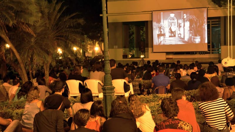 Cinealmofada em 2014, quando teve sua última edição. Em 2022, temporada vai até o mês de setembro | Foto: Divulgação