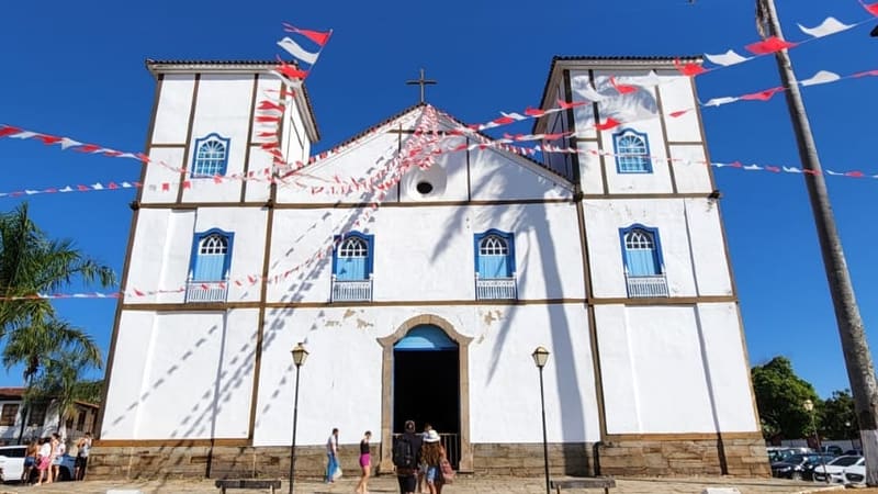 Igreja Matriz de Nossa Senhora do Rosário, em Pirenópolis, uma das cidades turísticas goianas | Foto: Carlos Freitas