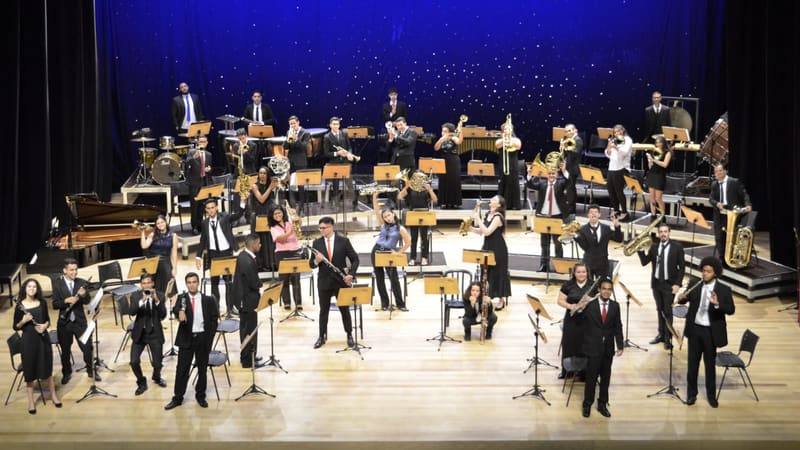 O processo seletivo oferece 65 vagas distribuídas entre a Orquestra Sinfônica Jovem de Goiás, a Orquestra Sinfônica Pedro Ludovico Teixeira, o Coro Sinfônico Jovem de Goiás, a Banda Sinfônica Jovem de Goiás e a Big Band Basileu França | Foto: Cinthia Oliveira