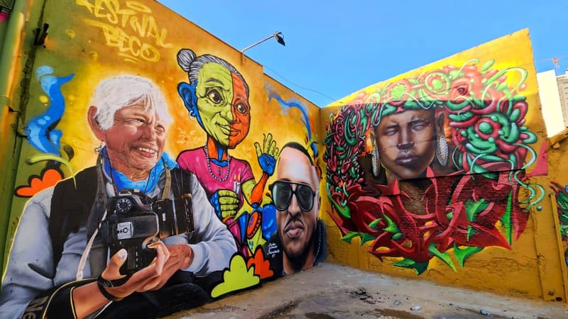 Beco da Codorna, no Centro de Goiânia. Lei assegura ações que tenham o objetivo de promover, capacitar e integrar seus profissionais, sejam eles de rima, breaking, grafite, beatmakers ou DJs | Foto: Carlos Freitas