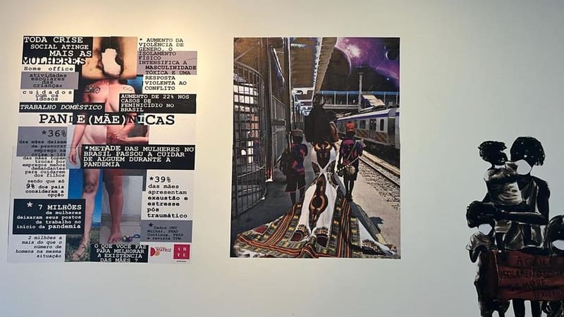 Alguns dos lambes que estarão na mostra coletiva Lambes Brasil, que acontece de 15 a 28 de julho na Vila Cultural Cora Coralina | Foto: Secult Goiás