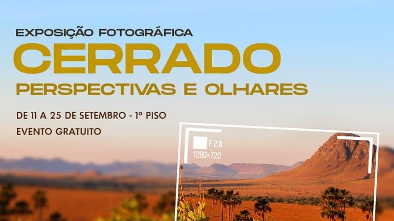 Aparecida de Goiânia recebe exposição fotográfica sobre o Cerrado