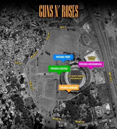 Show do Guns N' Roses acontece em Goiânia no próximo domingo (11/9) | Foto: Kim Williams